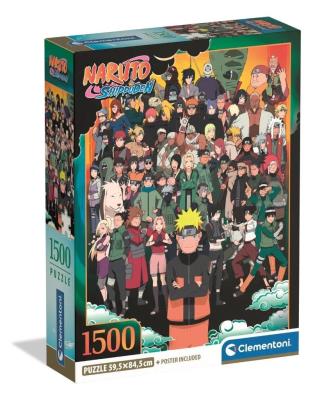 Opakowanie PUZZLE 1500 EL COMPACT Naruto Shippuden