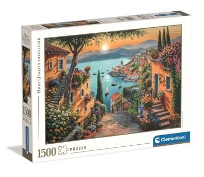 PUZZLE 1500 EL HQ  Steps to the Harbor. Wydawca: Clementoni. SmakLiter.pl Opakowanie PUZZLE 1500 EL HQ  Steps to the Harbor