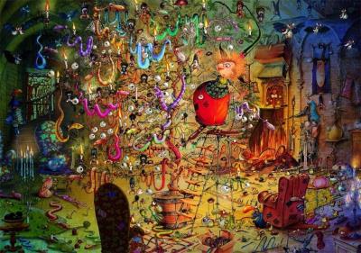 Opakowanie Puzzle 1500 Magiczne drzewo, Francois Ruyer