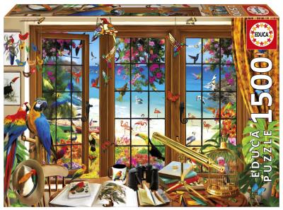 Opakowanie Puzzle 1500 Okno obserwatora ptaków