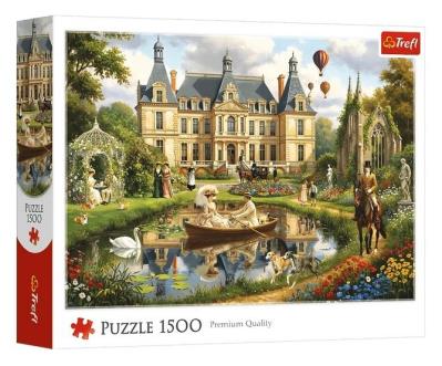 Opakowanie Puzzle 1500 Pałac nad wodą TREFL