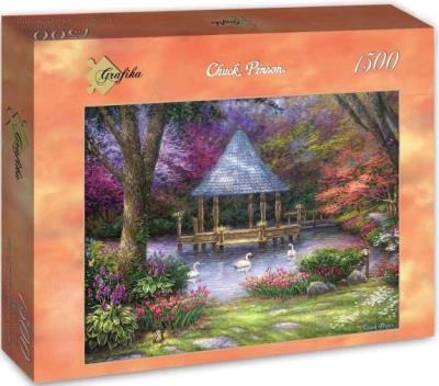 Puzzle 1500 Staw z łabędziami, Josephine Wall. Wydawca: Grafika. SmakLiter.pl Opakowanie Puzzle 1500 Staw z łabędziami, Josephine Wall