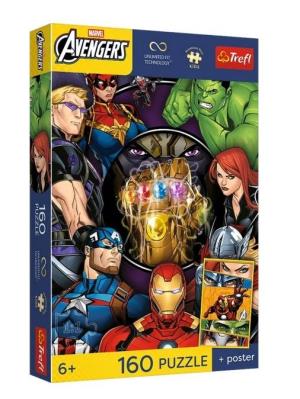 Opakowanie Puzzle 160 Avengers + plakat TREFL