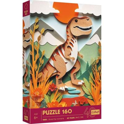 Puzzle 160 Paper Art: Dinozaur TREFL. Wydawca: Trefl. SmakLiter.pl Opakowanie Puzzle 160 Paper Art: Dinozaur TREFL
