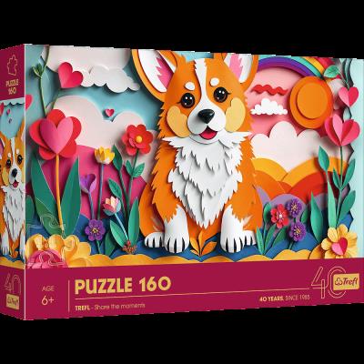 Opakowanie Puzzle 160 Paper Art: Piesek TREFL