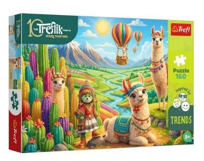 Opakowanie Puzzle 160 Trefliki - Lamy TREFL