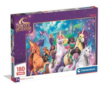 Opakowanie Puzzle 180 Super Unicorn Academy 29802