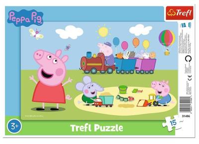 Opakowanie Puzzle 20 miniMaxi-Beztroski dzień Peppy TREFL