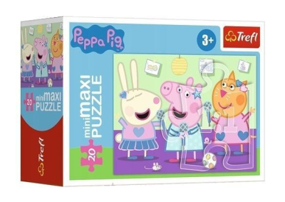 Opakowanie Puzzle 20 miniMaxi Beztrsoki dzień Peppy 3 TREFL