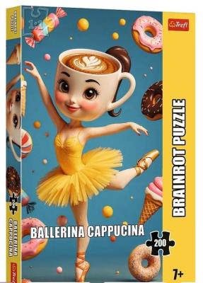 Opakowanie Puzzle 200 BrainRots Ballerina Cappuccina