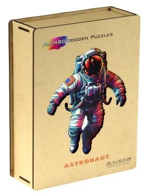 Opakowanie Puzzle 200 drewniane kolorowe Astronauta