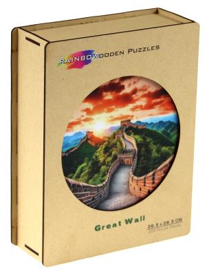 Opakowanie Puzzle 200 drewniane kolorowe Wielki Mur Chiński