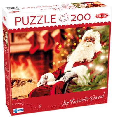 Puzzle 200 el. Christmas stockings /60860/. Wydawca: Tactic. SmakLiter.pl Opakowanie Puzzle 200 el. Christmas stockings /60860/