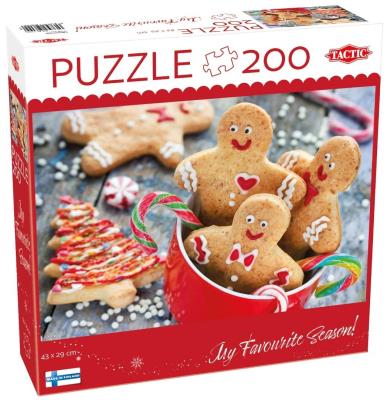 Puzzle 200 Gingerbread Cuties. Wydawca: Tactic. SmakLiter.pl Opakowanie Puzzle 200 Gingerbread Cuties