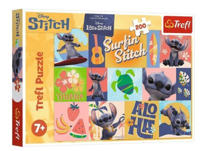 Puzzle 200 Hawajskie przygody TREFL. Wydawca: Trefl. SmakLiter.pl Opakowanie Puzzle 200 Hawajskie przygody TREFL