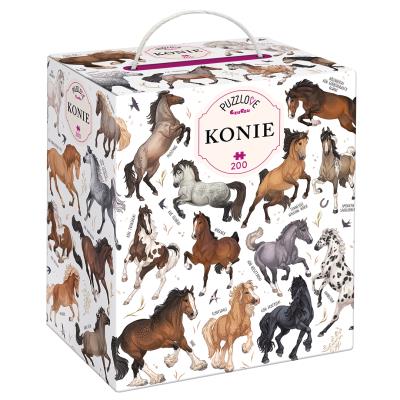 Opakowanie Puzzle 200 Puzzlove Konie CzuCzu