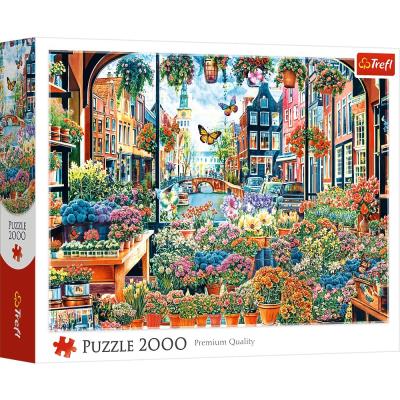 Opakowanie Puzzle 2000 Kwiaciarnia w Amsterdamie