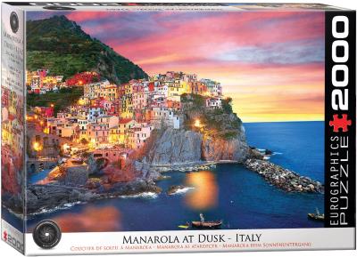 Opakowanie Puzzle 2000 Manarola At Dusk Italy 8220-5635