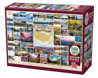 Opakowanie Puzzle 2000 Parki narodowe w Stanach Zjednoczonych 113112