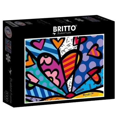 Opakowanie Puzzle 2000 Zachód słońca, Romero Britto