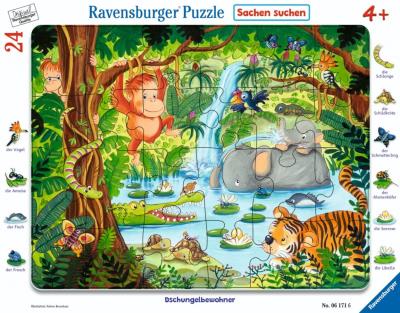 Opakowanie Puzzle 24 Jungle Friends Frame