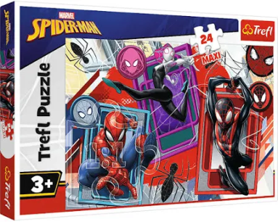 Puzzle 24 Maxi Pajęcze zmysły TREFL. Wydawca: Trefl. SmakLiter.pl Opakowanie Puzzle 24 Maxi Pajęcze zmysły TREFL