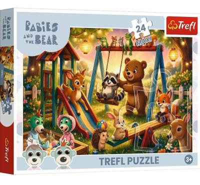 Opakowanie Puzzle 24 Maxi Przygody Bobasków TREFL