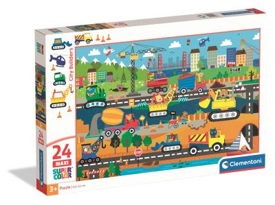 Opakowanie Puzzle 24 Maxi Super kolor Noli City Builders 24840