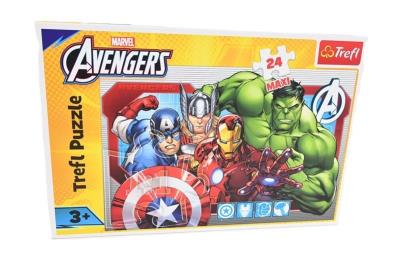 Puzzle 24 Maxi Zawsze Sprawiedliwi Disney Marvel the Avengers 14378. Wydawca: Trefl PAP. SmakLiter.pl Opakowanie Puzzle 24 Maxi Zawsze Sprawiedliwi Disney Marvel the Avengers 14378