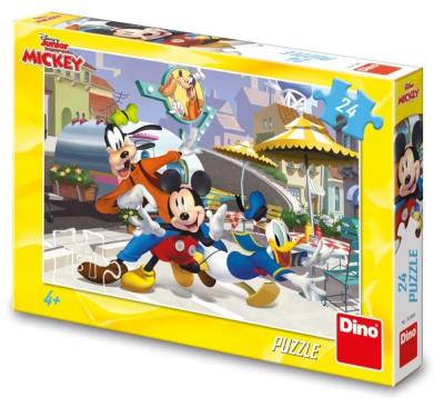 Puzzle 24 Myszka Miki i przyjaciele. Wydawca: Dino Toys. SmakLiter.pl Opakowanie Puzzle 24 Myszka Miki i przyjaciele