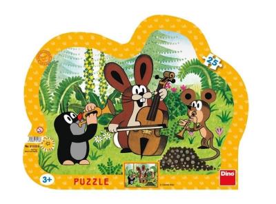 Puzzle 25 ramkowe Krecik Orkiestra przyjaciół. Wydawca: Dino Toys. SmakLiter.pl Opakowanie Puzzle 25 ramkowe Krecik Orkiestra przyjaciół