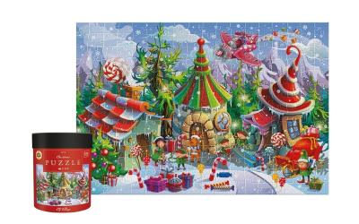 Opakowanie Puzzle 250 Christmas Elf Village