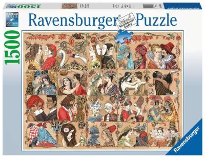 Opakowanie Puzzle 2D 1500 Historia miłości 16973