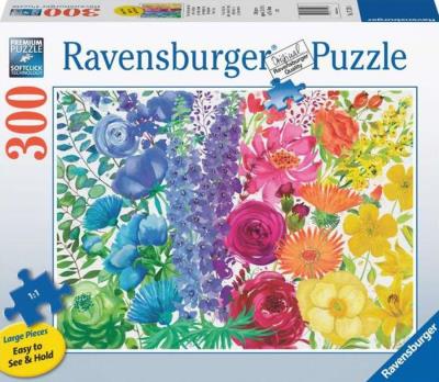 Opakowanie Puzzle 2D 300 duży format Kwietna tęcza 17129