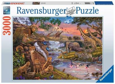 Opakowanie Puzzle 2D 3000 Królestwo zwięrząt 16465