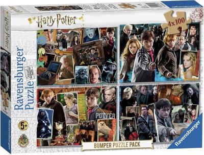Opakowanie Puzzle 2D 4x100 Harry Potter BumpPack 6832