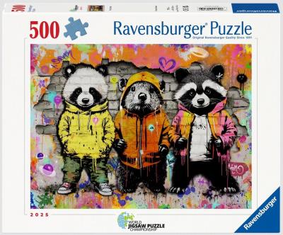 Opakowanie Puzzle 2D 500 Futrzani przyjaciele