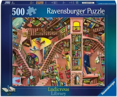Opakowanie Puzzle 2D: Fantastyczna biblioteka 500el