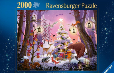 Opakowanie Puzzle 2D: Święta w lesie 2000el
