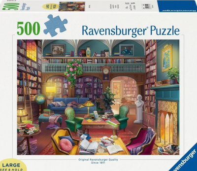 Opakowanie Puzzle 2D: Wymarzona biblioteka 500el
