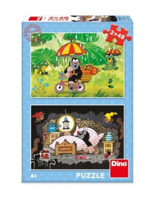 Puzzle 2w1 Krecik, Dzień Krecika. Wydawca: Dino Toys. SmakLiter.pl Opakowanie Puzzle 2w1 Krecik, Dzień Krecika