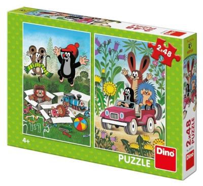 Puzzle 2w1 Krecik i Przyjaciele 2x48el. Wydawca: Dino Toys. SmakLiter.pl Opakowanie Puzzle 2w1 Krecik i Przyjaciele 2x48el