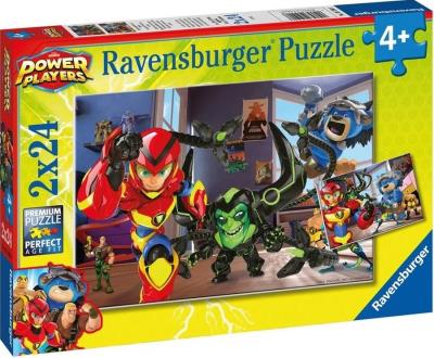 Opakowanie Puzzle 2x24 Power Players