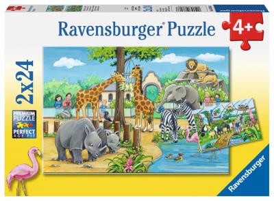 Opakowanie Puzzle 2x24 Welcome to the Zoo