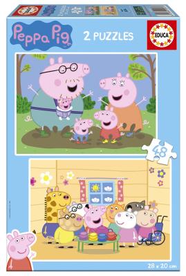 Opakowanie Puzzle 2x48 Świnka Peppa 113787