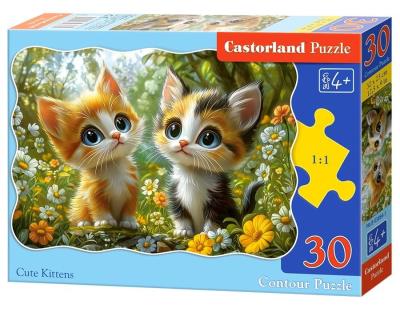 Opakowanie Puzzle 30 Cute Kittens CASTOR