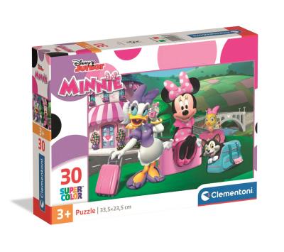 PUZZLE 30 EL SUPER KOLOR Minnie. Wydawca: Clementoni. SmakLiter.pl Opakowanie PUZZLE 30 EL SUPER KOLOR Minnie
