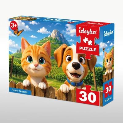 Opakowanie Puzzle 30 Puchaci przyjaciele