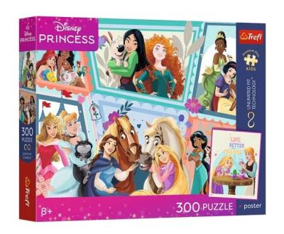 Opakowanie Puzzle 300 Disney Cudowny bal + plakat TREFL
