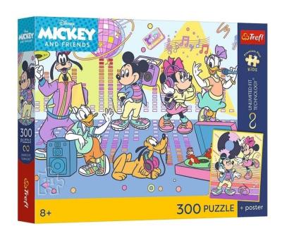 Opakowanie Puzzle 300 Disney Ekscytująca przygoda + plakat